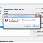 Cambiare lingua a Windows