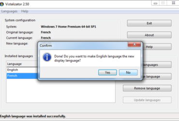 Cambiare lingua a Windows