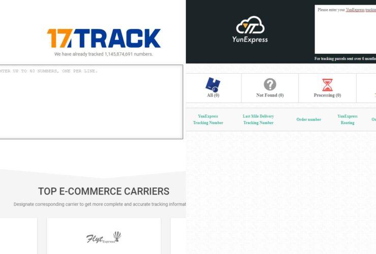 Tracciare Pacchi Cina 17Track-YunTrack