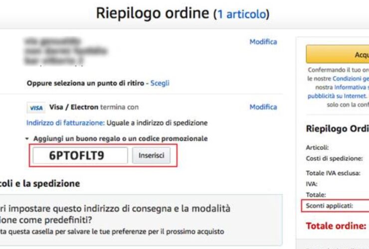 Codici Sconto Amazon Web