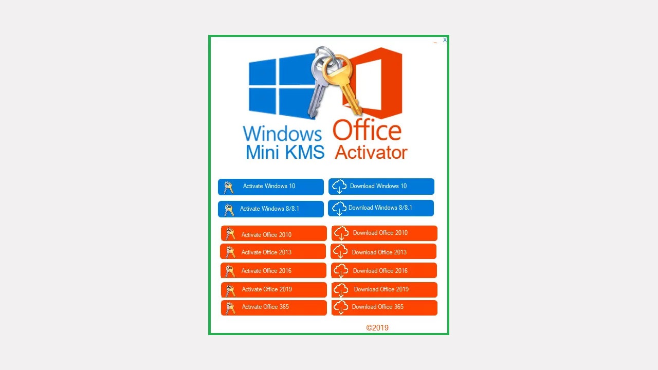 Windows and Office Mini KMS Activator