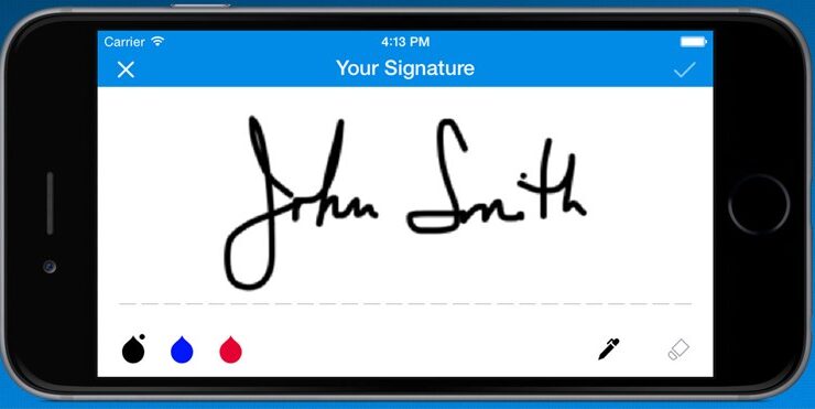 Firmare PDF su iPhone e iPad