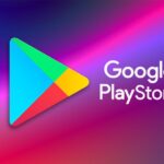 Google Play Store con Sfondo colorato