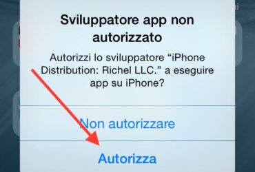 Sviluppatore Interno non Autorizzato iPad iPhone Apple