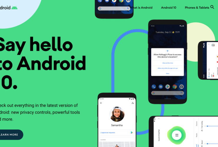 Android 10 Home Smartphone Updated