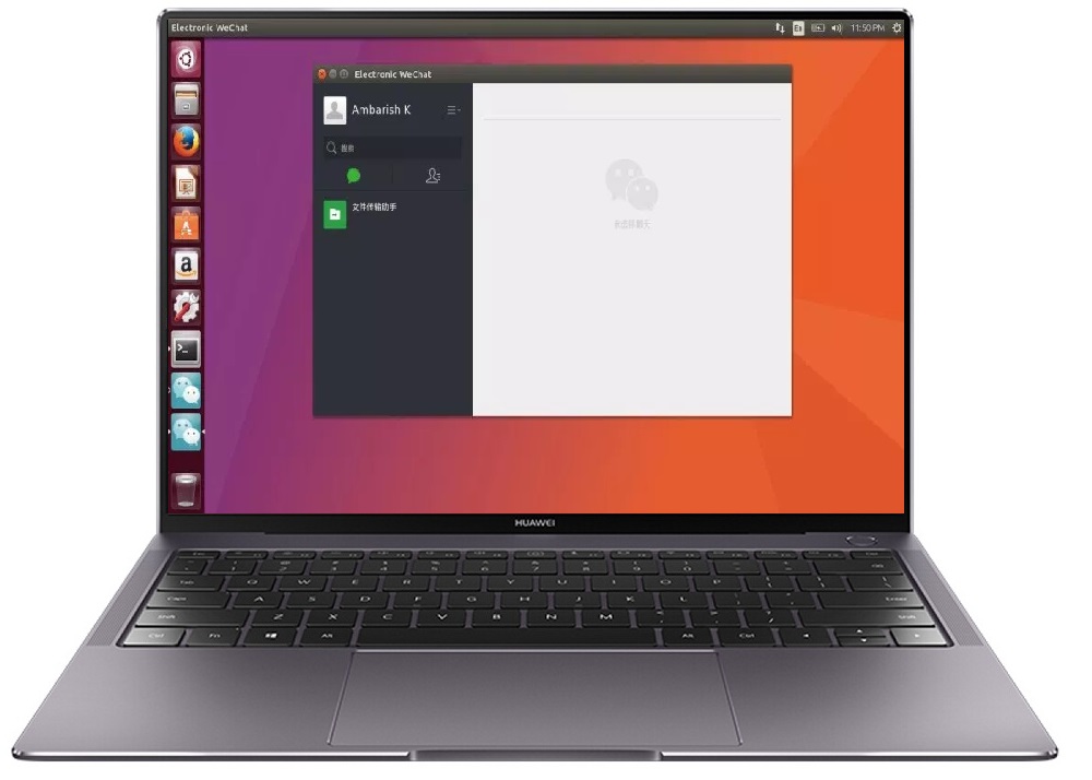 Huawei Notebook con Linux