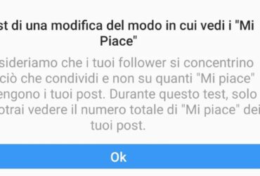 Instagram toglie Mi Piace