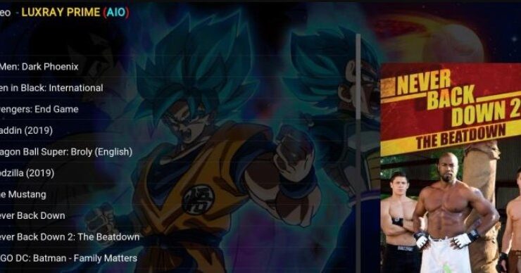 Luxray Prime Kodi Film e Serie TV Inglese