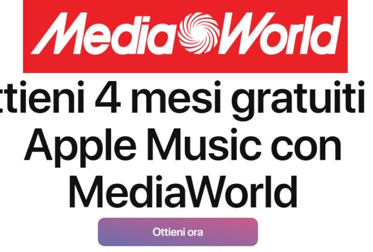 MediaWorld Apple Music Gratis