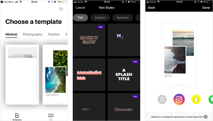 Mojo Instagram Stories Editor