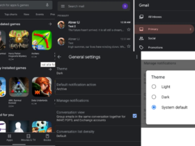 Tema Scuro Play Store GMail
