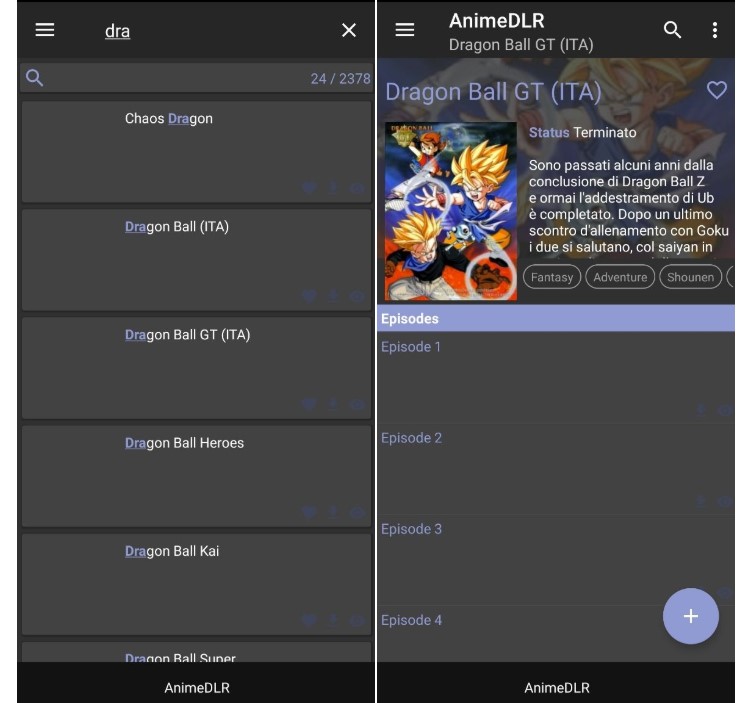 AnimeDLR Android
