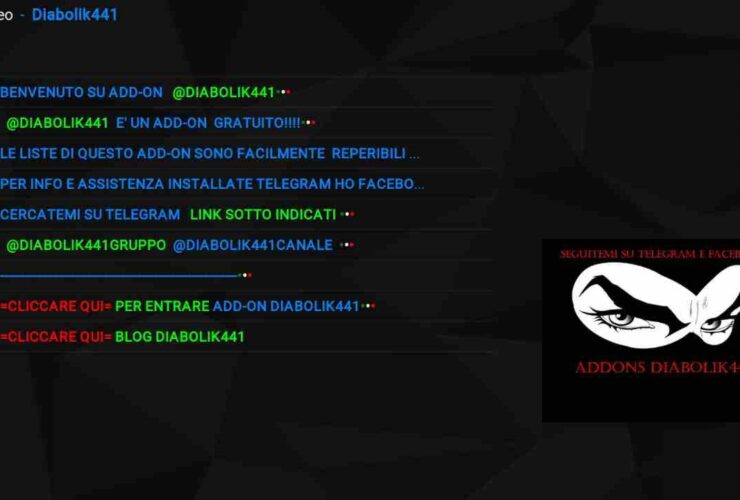 Diabolik441 Addon IPTV Kodi