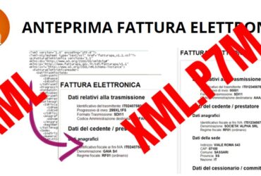 Come aprire file XML o XML.P7M per la fattura elettronica