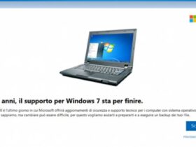 Fine Supporto Windows 7 notifica