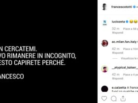 Francesco Totti NON CERCATEMI