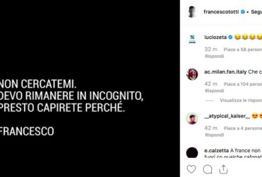 Francesco Totti NON CERCATEMI