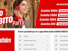 MediaWorld Sconto Subito Parti ottobre 2019