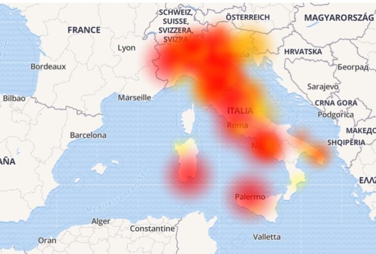TIM Downdetector 10 ottobre 2019