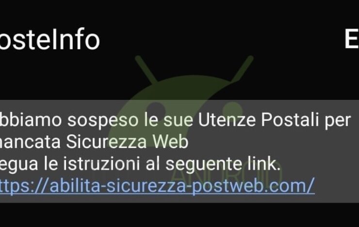 Truffa PostePay SMS 2019