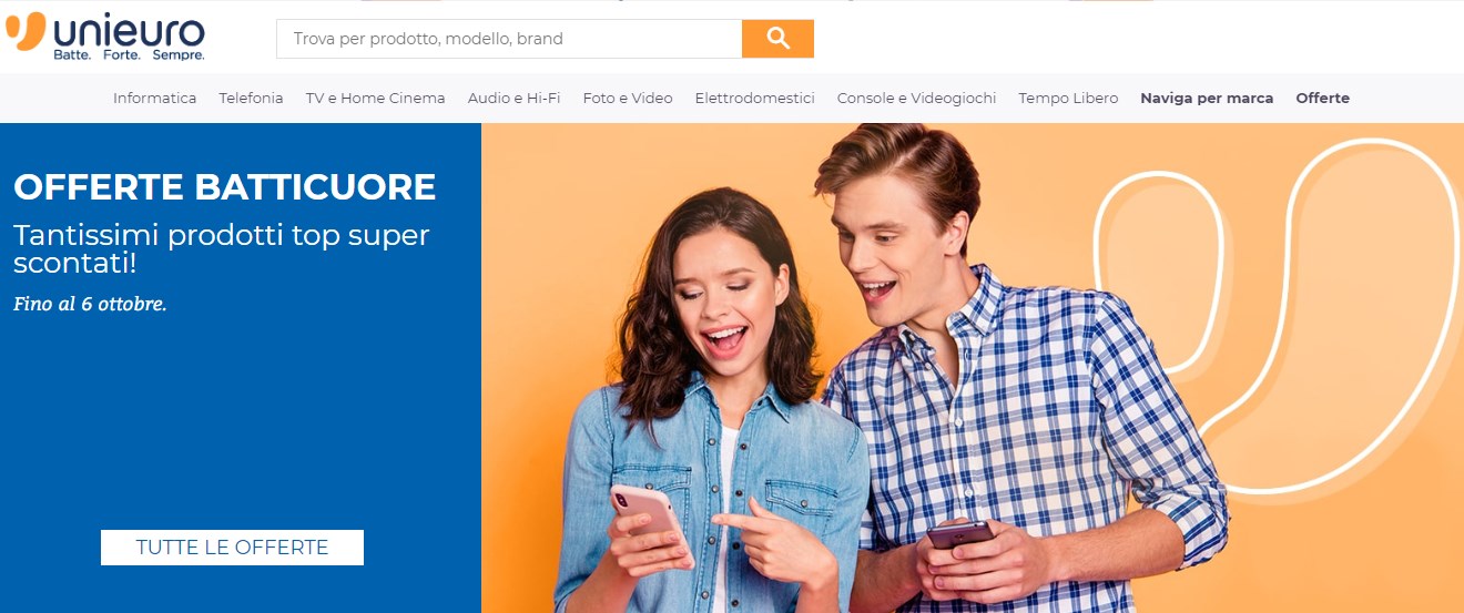 Unieuro Offerte Batticuore ottobre 2019
