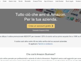 Amazon Business Codice Sconto