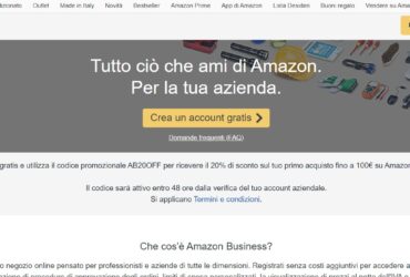 Amazon Business Codice Sconto