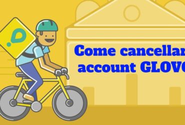 Cancellare Account Glovo Cover