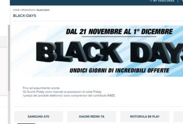 Esselunga Black Days 2019