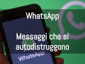 WhatsApp Messaggi Autodistruggono Cover