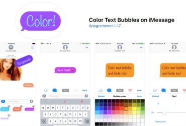 Color Text Bubbles Apple iMessage