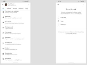 Google Assistant - Vegani, vegetariani o celiaci