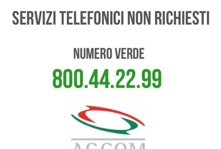 Numero Verde Disattivare Servizi Telefonici non Richiesti