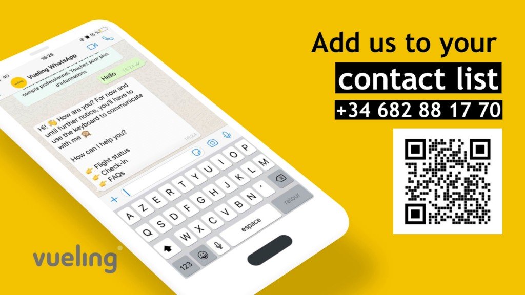 Numero WhatsApp Vueling