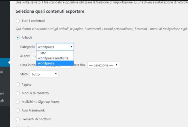 Spostare Articoli Wordpress in Categorie e TAG