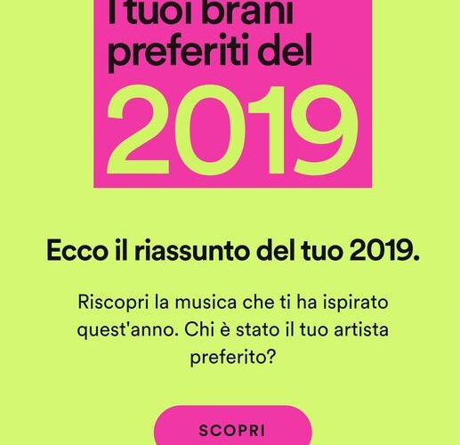 Spotify Wrapped 2019