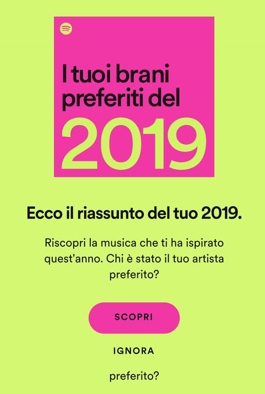 Spotify Wrapped 2019