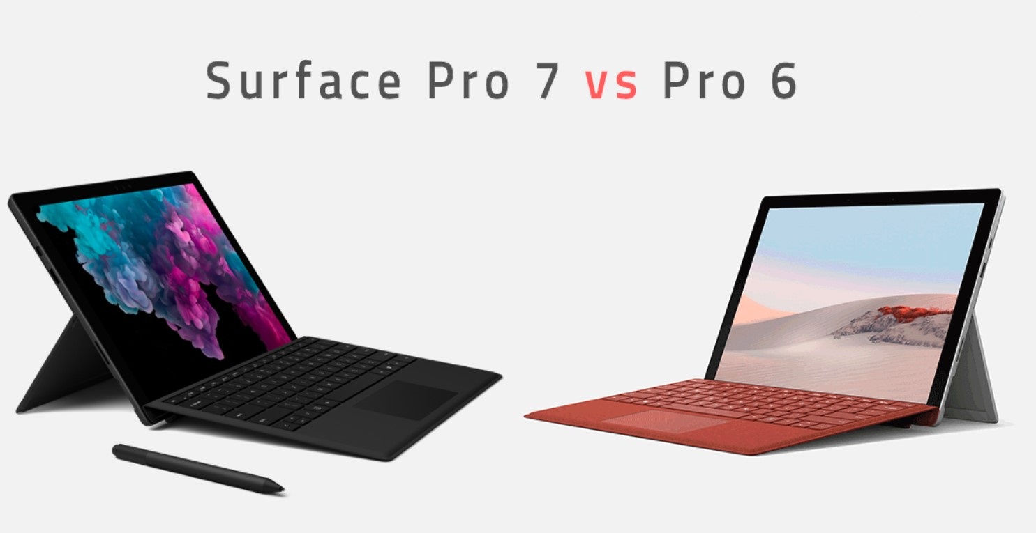 Surface Pro 7 vs Surface Pro 6