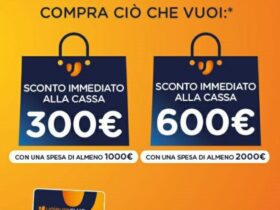 Unieuro 600 euro di sconti