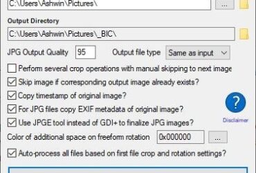 Batch Image Cropper for Windows