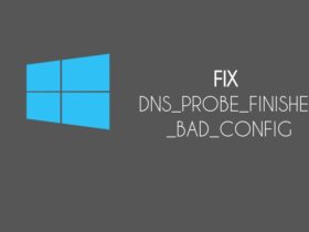 DNS Probe Finished No Internet