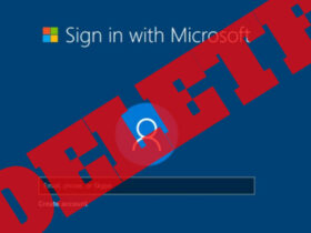 Microsoft Account Delete