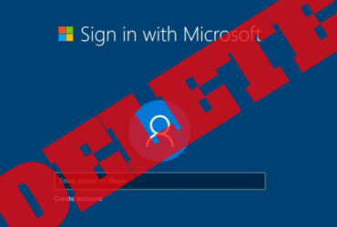 Microsoft Account Delete