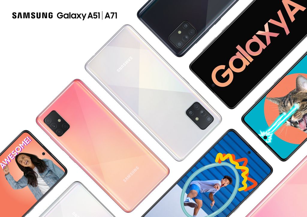 Samsung Galaxy A51 e A71