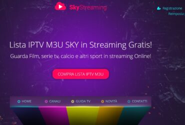 SkyStreaming IPTV Streaming nuovo indirizzo