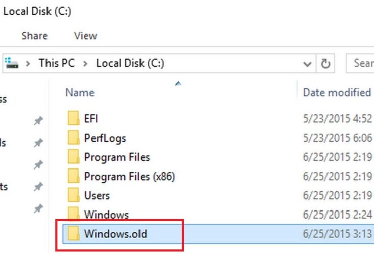 Windows OLD Delete Cover