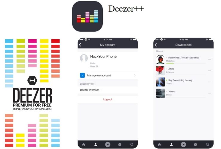 Deezer++ iOS