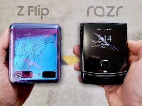 Drop Test Z Flip vs Razr
