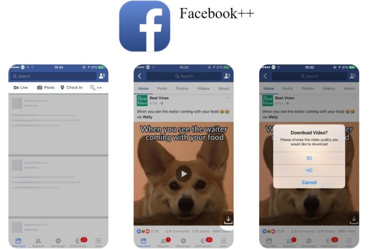 Facebook++ iOS