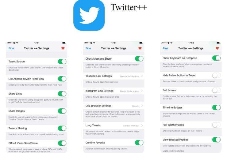 Twitter++ iOS
